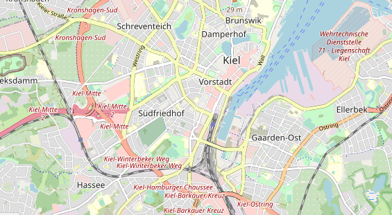 Agentur auf Karte