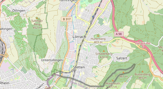 Agentur auf Karte