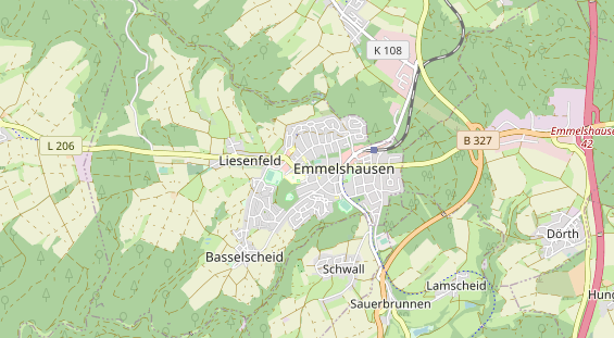 Agentur auf Karte