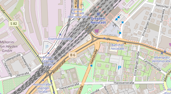 Agentur auf Satellitenbild