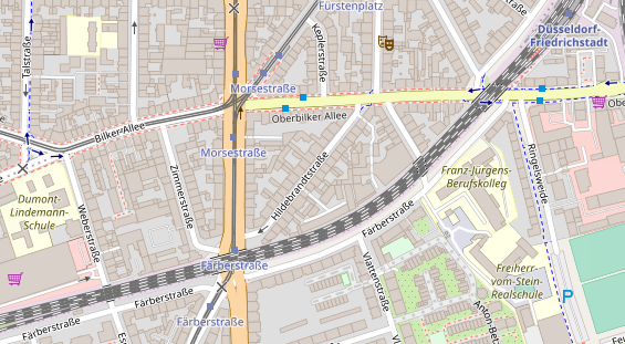 Agentur auf Satellitenbild