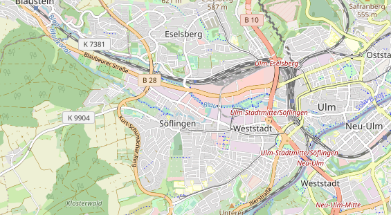 Agentur auf Karte