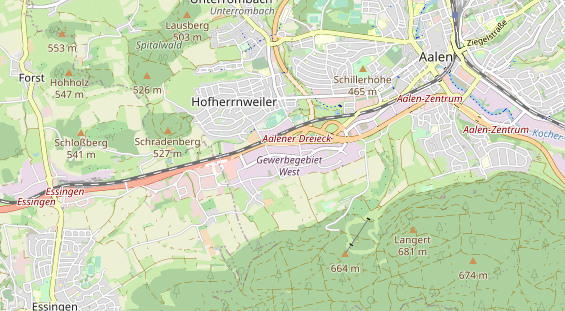 Agentur auf Karte