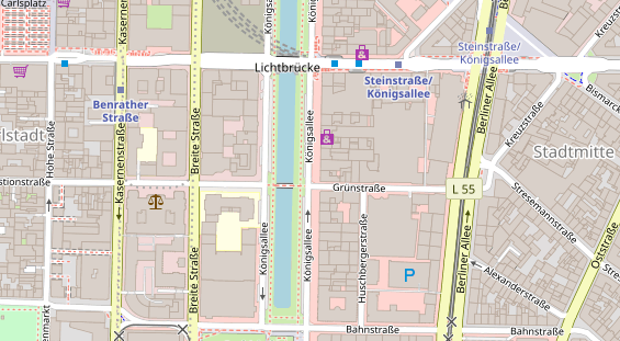 Agentur auf Satellitenbild