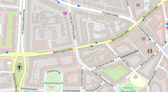 Agentur auf Satellitenbild