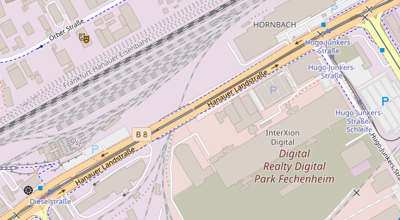 Agentur auf Satellitenbild