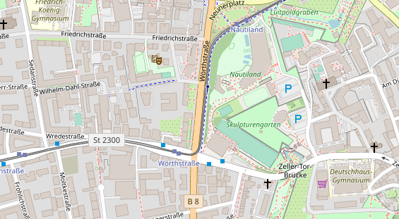 Agentur auf Satellitenbild