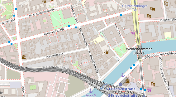 Agentur auf Satellitenbild