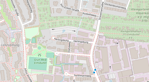 Agentur auf Satellitenbild