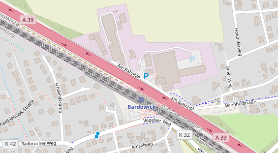 Agentur auf Satellitenbild