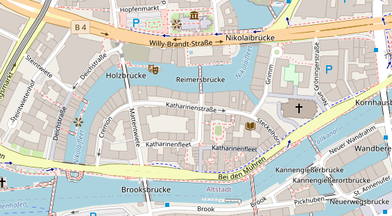 Agentur auf Satellitenbild