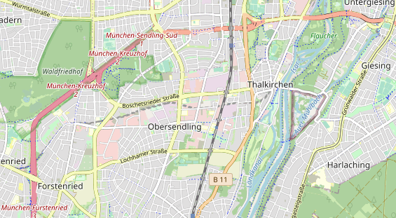 Agentur auf Karte