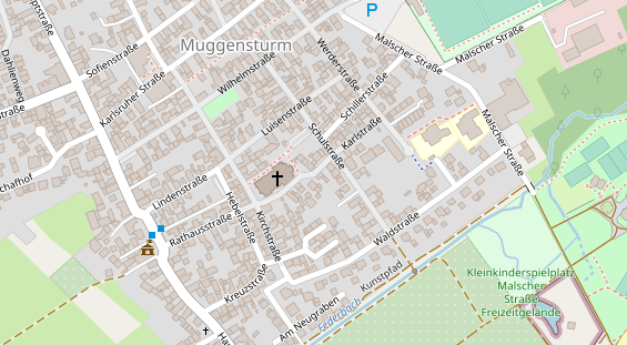 Agentur auf Satellitenbild