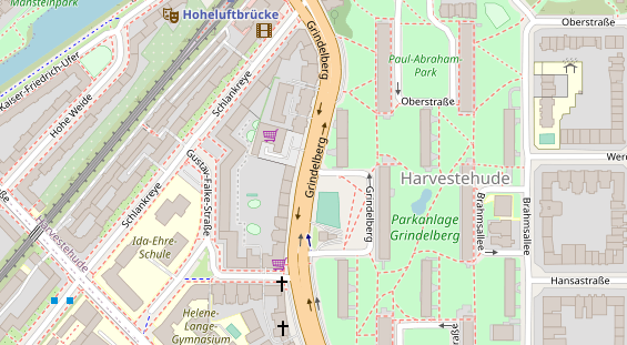 Agentur auf Satellitenbild