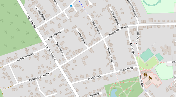 Agentur auf Satellitenbild