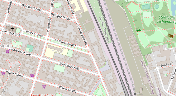 Agentur auf Satellitenbild