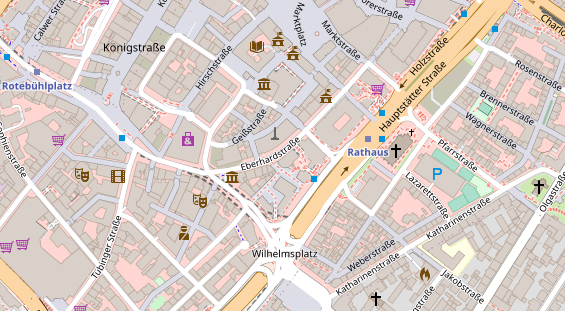 Agentur auf Satellitenbild