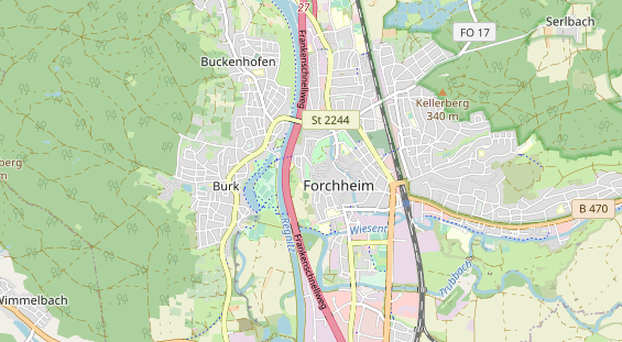 Eventlocations auf Karte