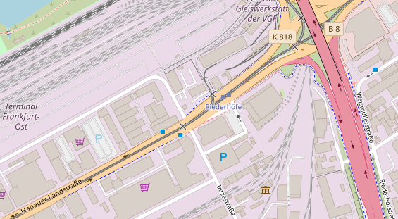 Agentur auf Satellitenbild