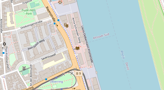 Agentur auf Satellitenbild