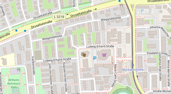 Agentur auf Satellitenbild