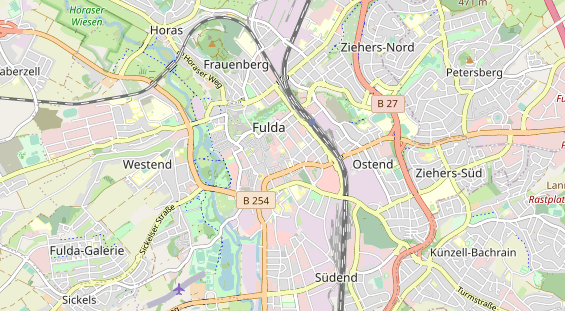 Agentur auf Karte