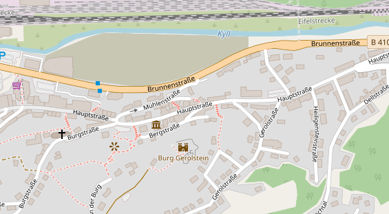 Agentur auf Satellitenbild