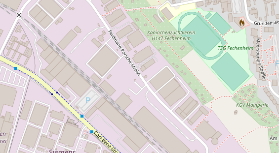 Agentur auf Satellitenbild