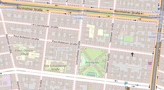 Agentur auf Satellitenbild