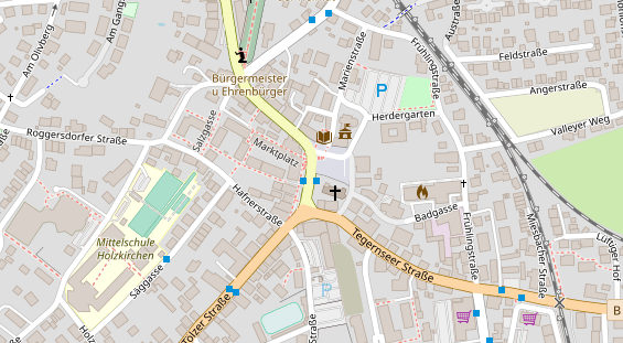 Agentur auf Satellitenbild