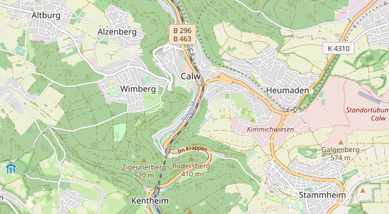 Agentur auf Karte