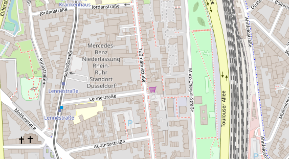 Agentur auf Satellitenbild