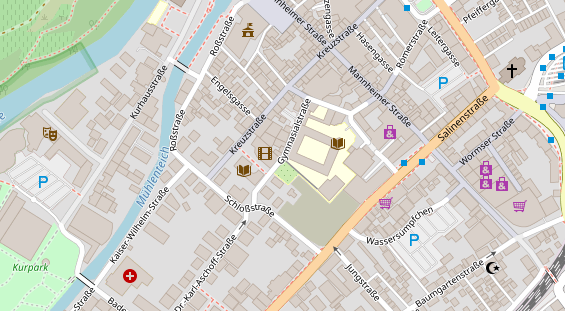 Agentur auf Satellitenbild