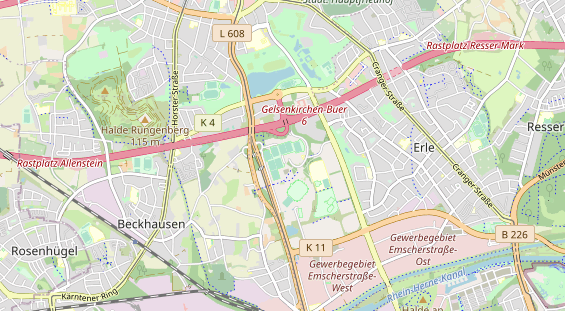 Agentur auf Karte