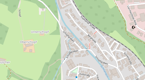 Agentur auf Satellitenbild