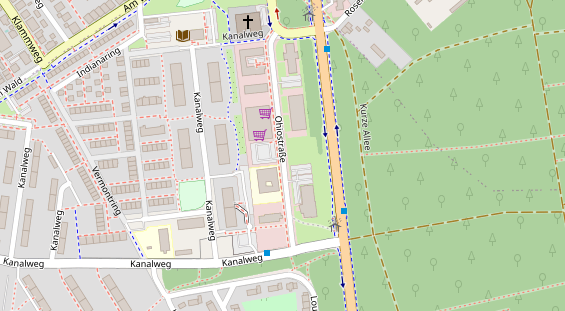 Agentur auf Satellitenbild