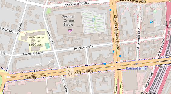 Agentur auf Satellitenbild