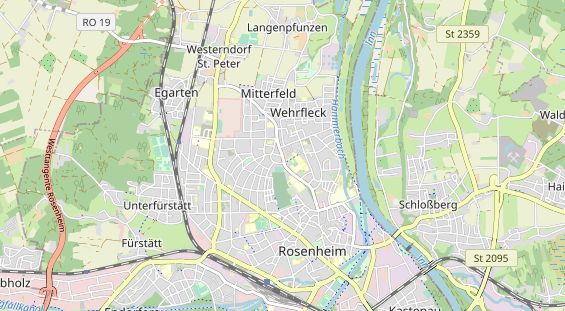 Agentur auf Karte