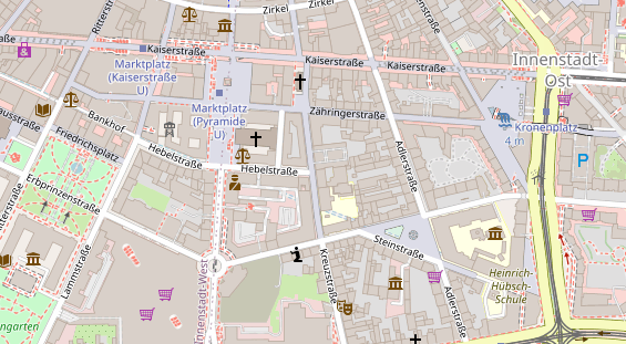 Agentur auf Satellitenbild