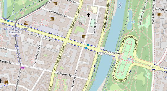 Agentur auf Satellitenbild