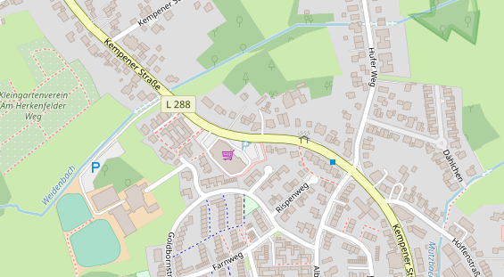 Agentur auf Satellitenbild