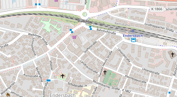 Agentur auf Satellitenbild