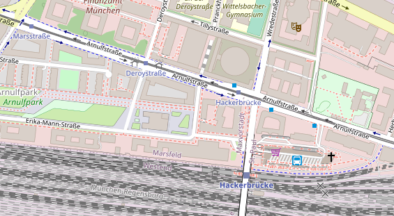 Agentur auf Satellitenbild