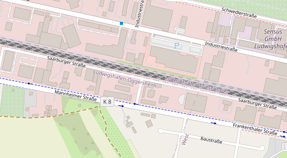 Agentur auf Satellitenbild