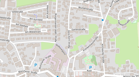 Agentur auf Satellitenbild
