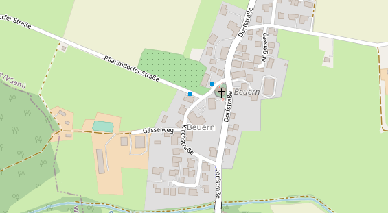 Agentur auf Satellitenbild