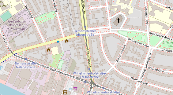 Agentur auf Satellitenbild