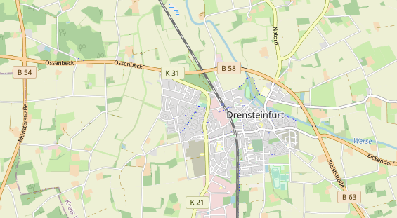 Agentur auf Karte