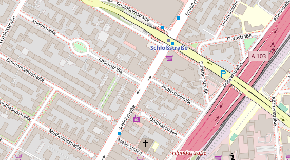 Agentur auf Satellitenbild