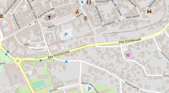 Agentur auf Satellitenbild